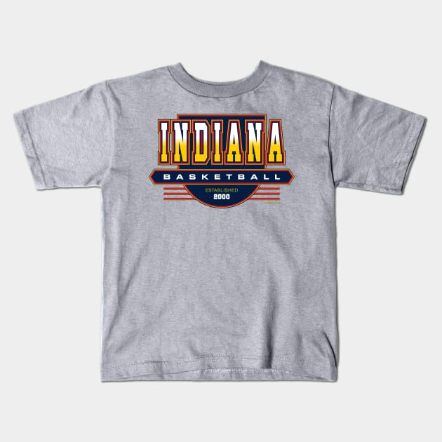 Vintage Indiana Women's Basketball Fever WNBA Kids T-Shirt by Ashes of Sound